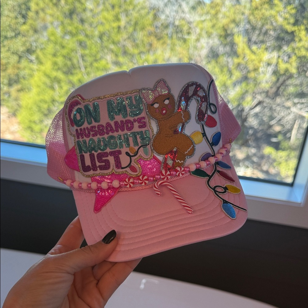 Pink Festive Trucker Hat